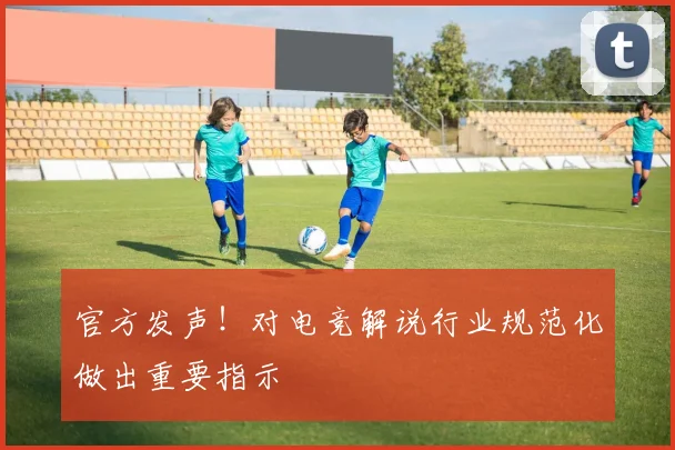 官方发声！对电竞解说行业规范化做出重要指示